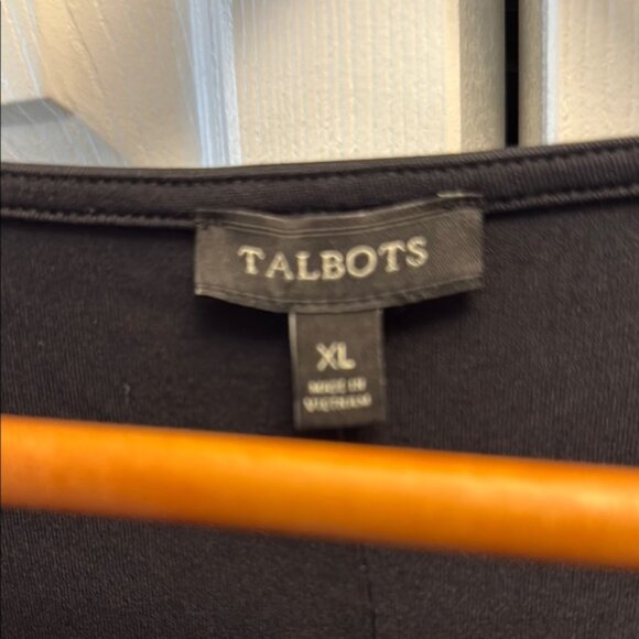 Talbots Black Midi Dress - New w/ Tags - Picture 2 of 5